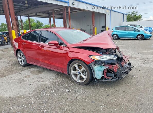 3FA6P0H71GR297867 2016 FORD FUSION Burgundy Front right