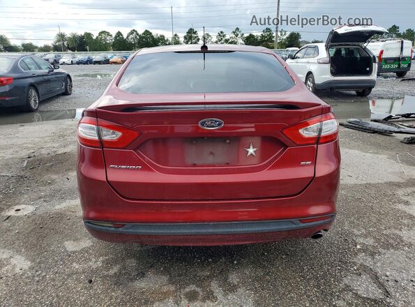 3FA6P0H71GR297867 2016 FORD FUSION Burgundy Rear view
