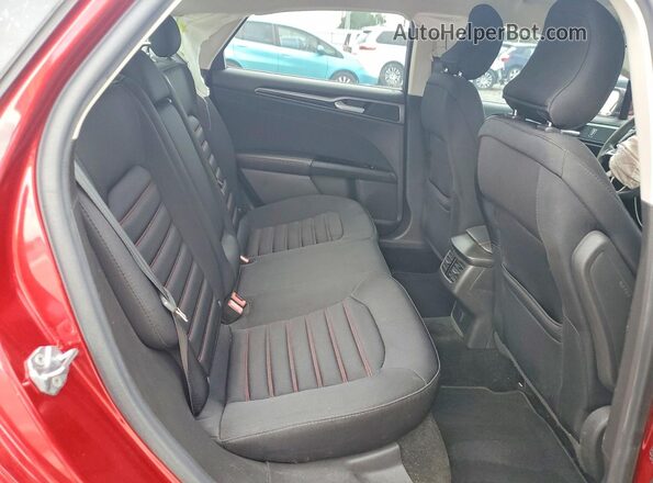 3FA6P0H71GR297867 2016 FORD FUSION Burgundy Rear seats view