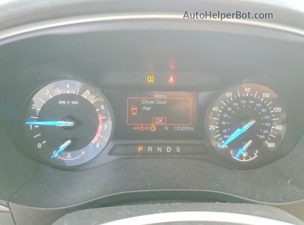 3FA6P0H71GR358635 2016 FORD FUSION White Vista del cuadro de instrumentos
