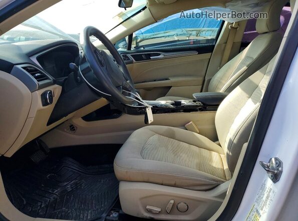 3FA6P0H71GR358635 2016 FORD FUSION White Vista interior delantera