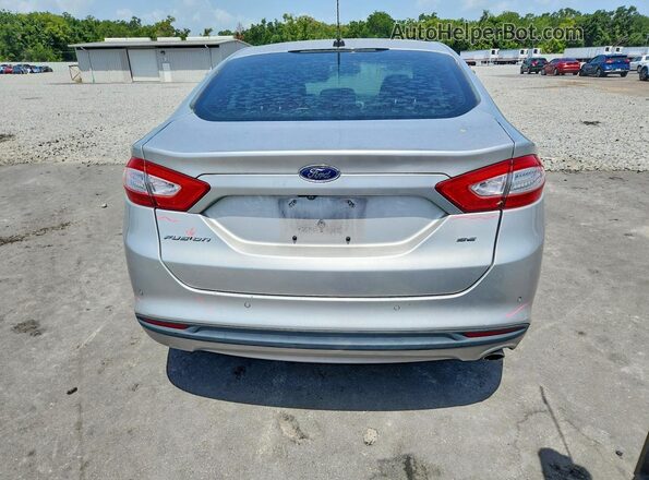 3FA6P0H71GR375256 2016 FORD FUSION Silver Вид ззаду