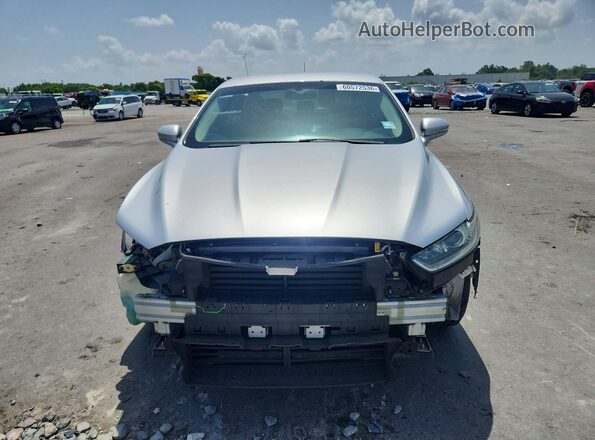 3FA6P0H71GR375256 2016 FORD FUSION Silver Вид спереду