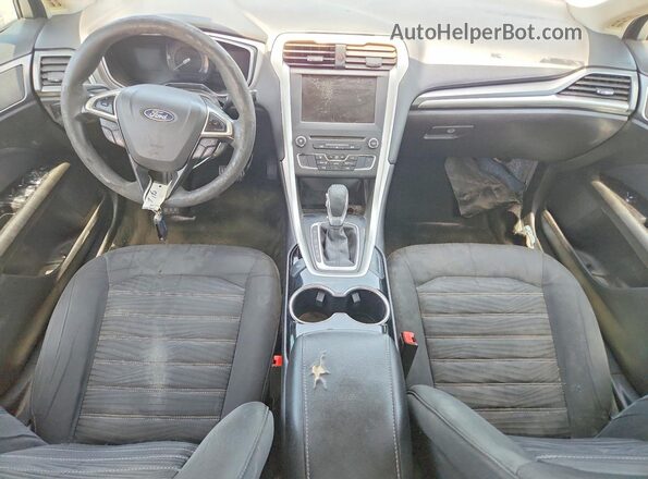 3FA6P0H71GR375256 2016 FORD FUSION Silver Вид панелі приладів