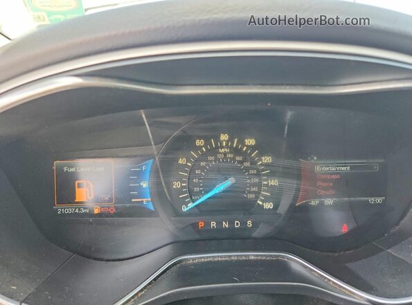 3FA6P0H71GR375256 2016 FORD FUSION Silver Вид щитка приладів