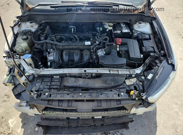 3FA6P0H71GR375256 2016 FORD FUSION Silver Вид задньої частини салону