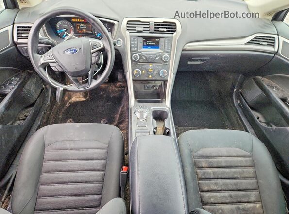 3FA6P0H71HR411609 2017 FORD FUSION Gray წინა პანელის ხედი