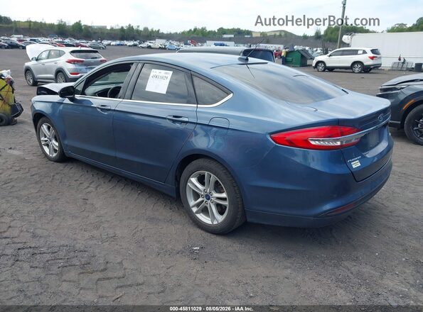 3FA6P0H71JR179972 2018 FORD FUSION Blue Հետևի ձախ
