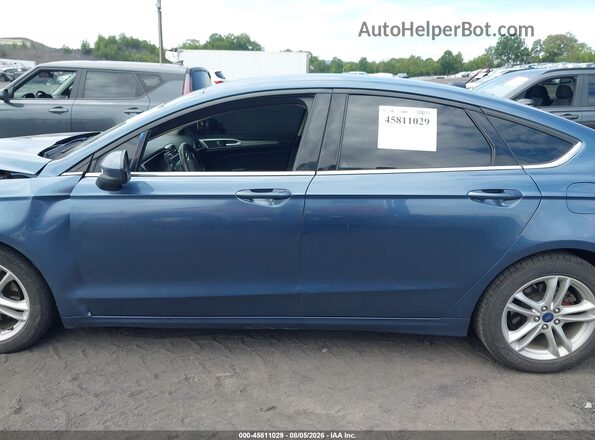 3FA6P0H71JR179972 2018 FORD FUSION Blue Սալոնի 360 աստիճան տեսք
