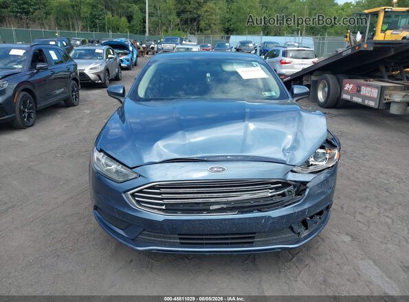 3FA6P0H71JR179972 2018 FORD FUSION Blue Սարքավորումների վահանակի տեսք