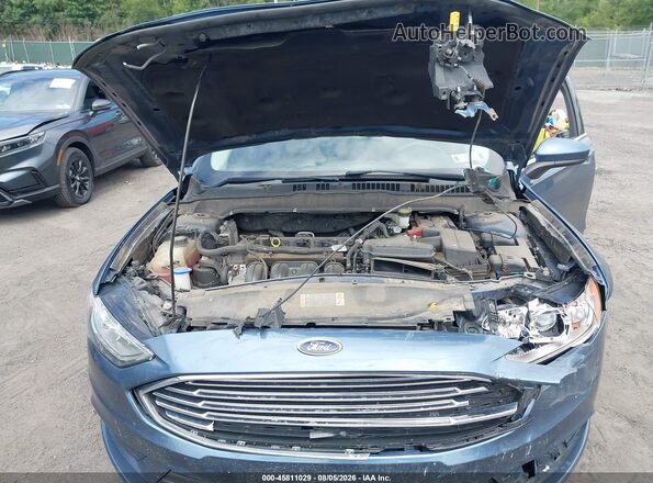 3FA6P0H71JR179972 2018 FORD FUSION Blue Հետևի տեսք