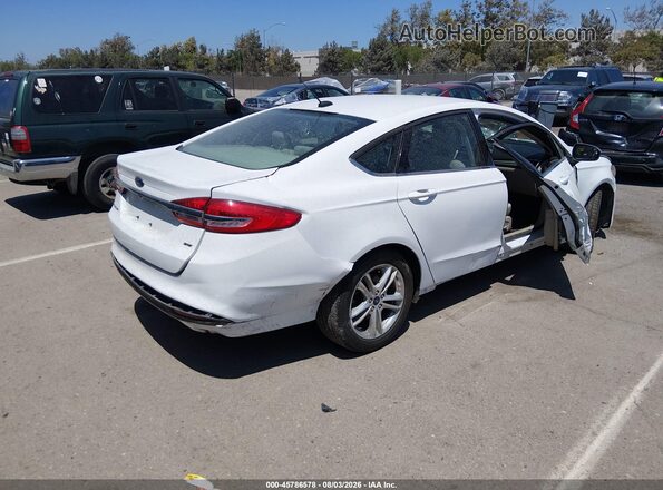 3FA6P0H71JR194987 2018 FORD FUSION Белый Задняя правая четверть