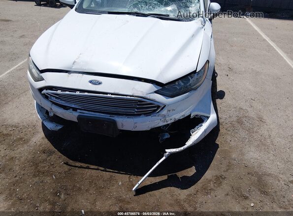 3FA6P0H71JR194987 2018 FORD FUSION Белый Вид спереди