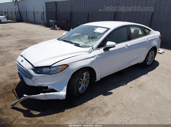 3FA6P0H71JR194987 2018 FORD FUSION Белый Передняя левая четверть