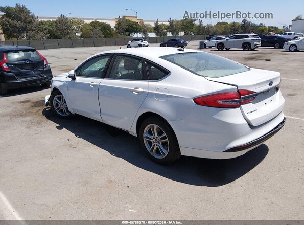 3FA6P0H71JR194987 2018 FORD FUSION Белый Задняя левая четверть