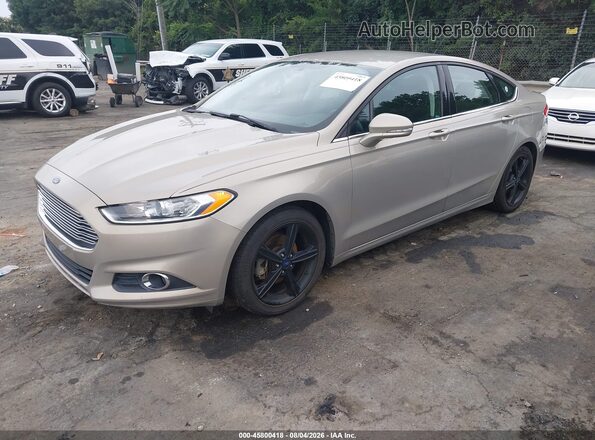 3FA6P0H72GR109759 2016 FORD FUSION Gold Առջևի ձախ երեք քառորդ տեսարան