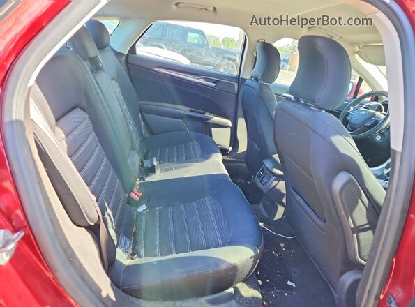 3FA6P0H72GR219288 2016 FORD FUSION Red უკანა სავარძლების ხედი