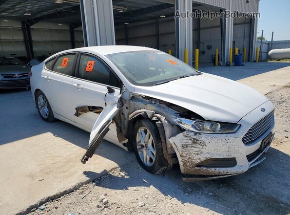 3FA6P0H72GR246202 2016 FORD FUSION Белый Передняя правая четверть