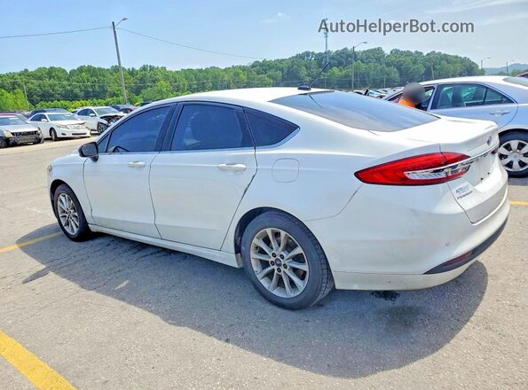 3FA6P0H72HR103252 2017 FORD FUSION White Задня ліва чверть