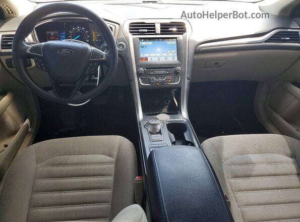 3FA6P0H72HR103252 2017 FORD FUSION White Вид панелі приладів