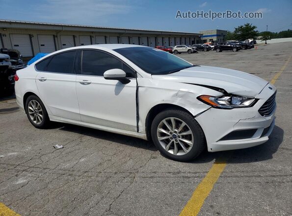 3FA6P0H72HR103252 2017 FORD FUSION White Передня права чверть