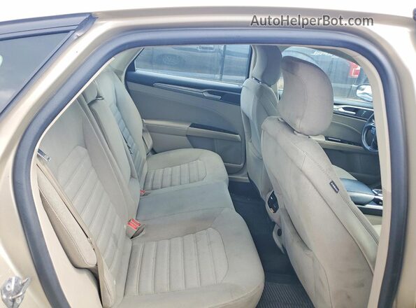 3FA6P0H72HR177271 2017 FORD FUSION Бежевый Вид задних сидений