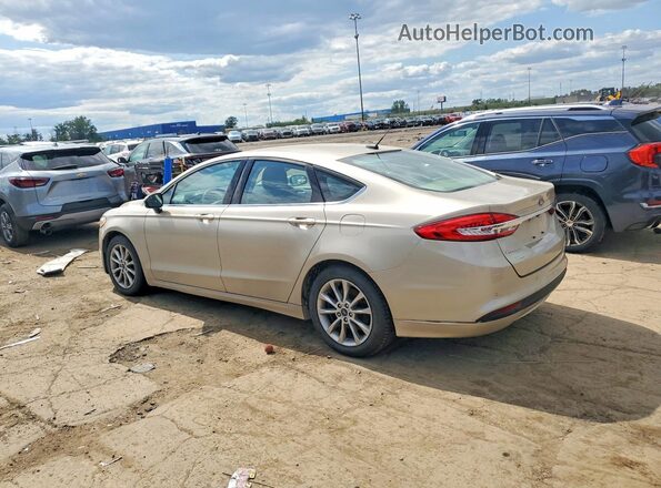 3FA6P0H72HR177271 2017 FORD FUSION Бежевый Задняя левая четверть
