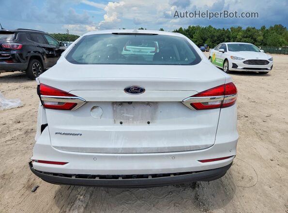 3FA6P0H72LR153948 2020 FORD FUSION White Вид ззаду