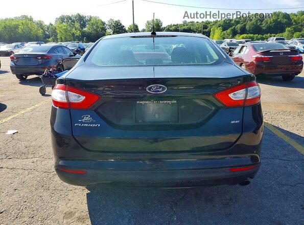 3FA6P0H73GR113058 2016 FORD FUSION Черный Вид сзади
