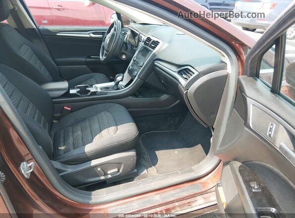 3FA6P0H73GR214973 2016 FORD FUSION Orange წინა სალონის ხედი