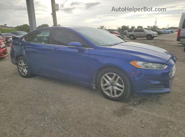 3FA6P0H73GR237492 2016 FORD FUSION Blue Front right
