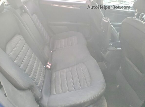 3FA6P0H73GR237492 2016 FORD FUSION Blue Rear seats view