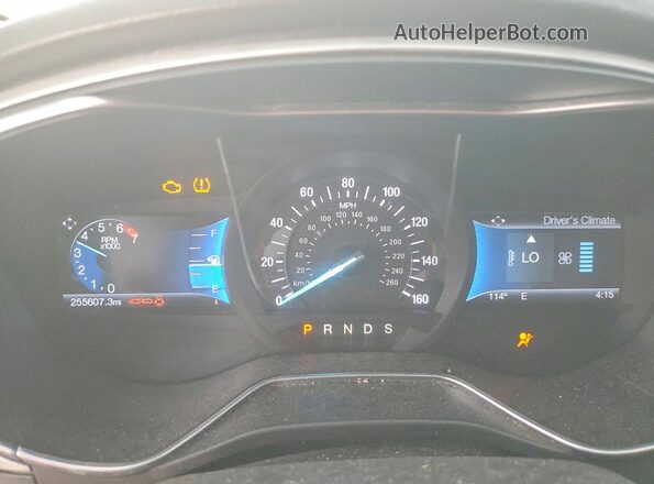 3FA6P0H73GR237492 2016 FORD FUSION Blue Instrument cluster view
