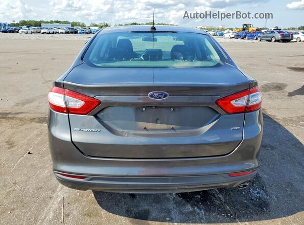 3FA6P0H73GR273540 2016 FORD FUSION Gray Հետևի տեսք