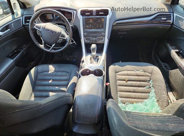 3FA6P0H73GR276504 2016 FORD FUSION Black Dashboard view