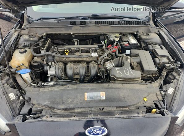 3FA6P0H73GR308402 2016 FORD FUSION Черный Вид задней части салона