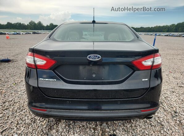 3FA6P0H73GR308402 2016 FORD FUSION Черный Вид сзади