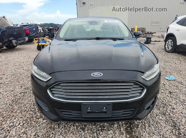 3FA6P0H73GR308402 2016 FORD FUSION Черный Вид спереди