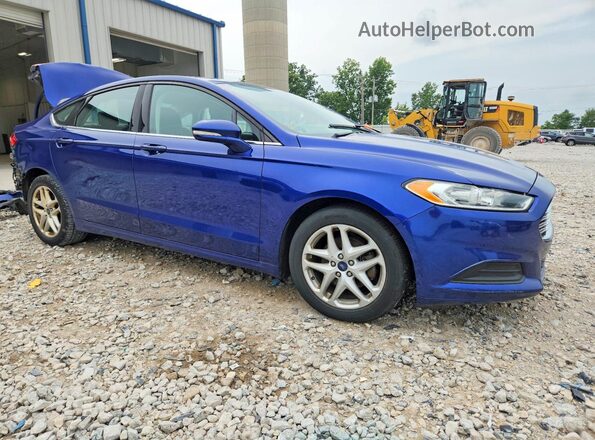 3FA6P0H73GR388283 2016 FORD FUSION Blue Przód prawy