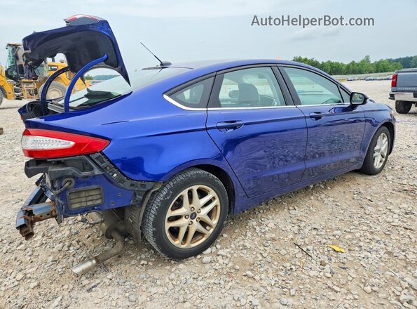 3FA6P0H73GR388283 2016 FORD FUSION Blue Tył prawy