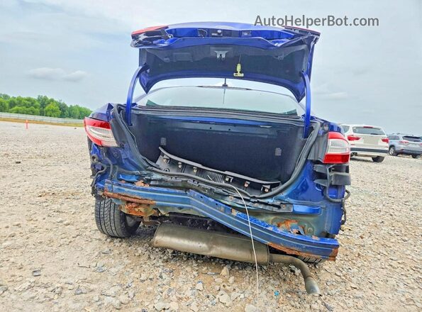 3FA6P0H73GR388283 2016 FORD FUSION Blue Widok z tyłu