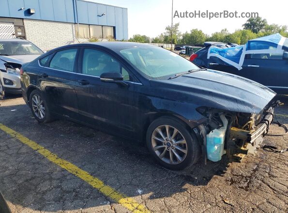 3FA6P0H73HR170765 2017 FORD FUSION Черный Передняя правая четверть