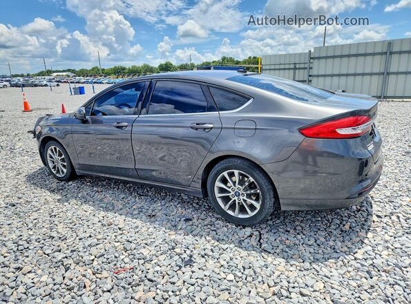 3FA6P0H73HR204199 2017 FORD FUSION Gray Rear left