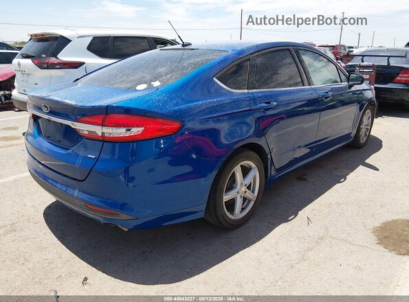 3FA6P0H73HR235713 2017 FORD FUSION Blue უკანა მარჯვენა