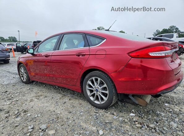 3FA6P0H73HR339182 2017 FORD FUSION Red Tył lewy