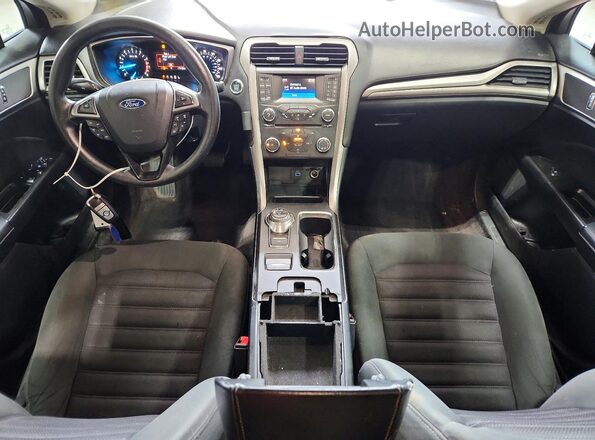3FA6P0H73HR359402 2017 FORD FUSION Серый Вид панели приборов