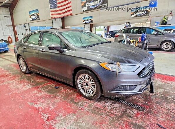 3FA6P0H73HR359402 2017 FORD FUSION Серый Передняя правая четверть