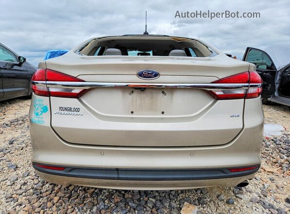 3FA6P0H73HR374952 2017 FORD FUSION Золотой Вид сзади