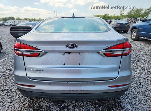 3FA6P0H73LR153926 2020 FORD FUSION Silver Rear view