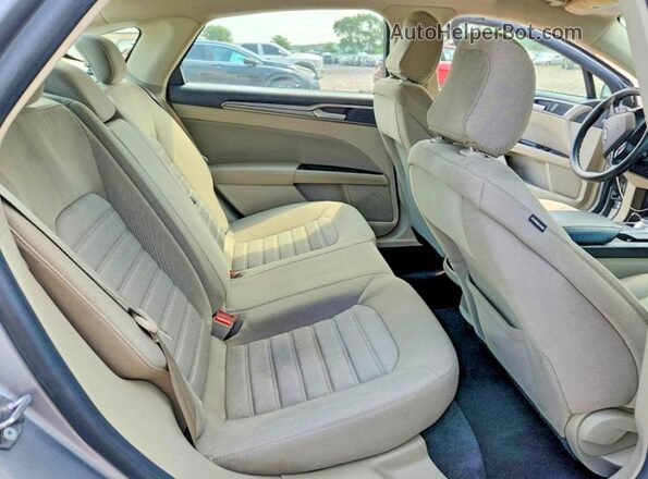 3FA6P0H73LR153926 2020 FORD FUSION Silver Rear seats view